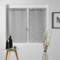 Paire droite anneaux 2 x 60 x 160 cm voile tisse milza Anthracite