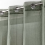 Voilage a oeillets 140 x 240 cm etamine crash telma Kaki