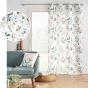Lot de 2 Rideaux à Œillets Dilaris - 140 x 260 cm - Polyester Imprimé Feuillage