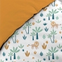 Pack housse de couette enfant Loumba 140 x 200 cm + drap housse Blanc