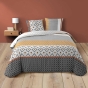 Housse de couette 240 x 220 cm coton 42 fils + 2 taies Arsene