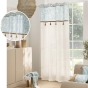 Lot de 2 Rideaux à Œillets Hera - 140 x 240 cm - Coton/Polyester avec Pompons