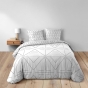 Housse de couette 240 x 220 cm coton 42 fils + 2 taies Etna