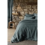 Housse de couette 240 x 220 cm Lin lavé français Soline Ardoise