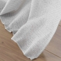 Panneau a oeillets 140 x 240 cm tisse jacquard ophelia Gris