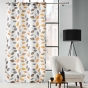 Lot de 2 Rideaux a oeillets 140 x 260 cm polyester imprimé Vahine
