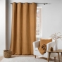 Rideau a oeillets 140 x 240 cm bouclette unie Wooly Camel