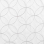 Paire droite passants 2 x 60 x 160 cm voile sablé brodé Olympia Gris