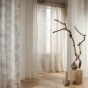 Panneau a passants jute 140 x 240 cm polycoton uni Belani Beige