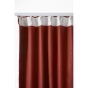 Rideau Occultant Galon Fronceur 140 x 260 cm Blackout & Polaire Bjorn Terracotta