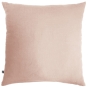 Housse de couette double gaze de coton Bio 240x220 cm 4 taies Blanc/Rose