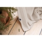 Rideau ajustable + 8 anneaux pince gaze de coton 140 x 300 cm gaïa pampa Naturel