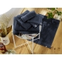 Tapis de bain 50 x 70 cm coton 600 gr Garance Bleu foncé