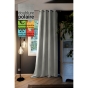 Rideau occultant isolant phonique + polaire 180 x 260 cm Inuit Gris clair