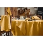 Nappe rectangle 170 x 250 cm en lin lavé Soline miel Jaune