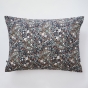 Taie d'oreiller 50 x 70 cm gaze de coton imprimée capucine minuit Bleu foncé
