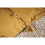 Housse de couette gaze de coton Bio 200x200 cm Jaune safran