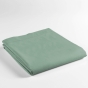 Drap plat 2 pers. 240 x 300 cm coton 57 fils Lina Sauge