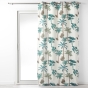 rideau tamisant 140 x 260 cm polyester imprime banany