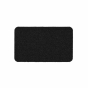 Tapis rectangle 45 x 75 cm anti-poussiere grattoir odin Noir