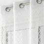 Panneau a oeillets 140 x 280 cm maille odilia Sans