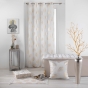 Voilage a oeillets 140 x 240 cm voile sablé Sunny gold