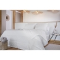 Couette coton anti acariens 200 x 200 cm celeste Blanc