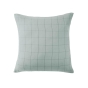 Taie d’Oreiller en Gaze de Coton Tissée – 60 x 60 cm – Gaia Match Eucalyptus