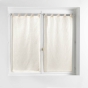Paire droite passants 2 x 60 x 90 cm effet lin tisse norine Sans