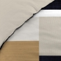ousse de Couette 240 x 220 cm en Percale de Coton 78 Fils avec 2 Taies d'Oreiller - Modèle Ulysse