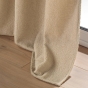 Rideau tamisant à œillets bouclette unie Wooly Beige 140 x 240 cm