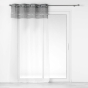 Panneau a oeillets 140 x 280 cm voile sable+top effet lin tisse aloria top Sans
