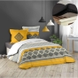 Pack housse de couette 220x240 cm Azagao + drap housse 140x190 Noir