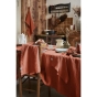 Nappe rectangle 170 x 350 cm lin lavé soline paprika Orange