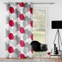 Rideau a oeillets 140 x 260 cm polyester imprimé Merlin
