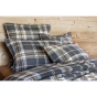 Housse de couette 260 x 240 cm flanelle imprimée felix minuit Bleu foncé