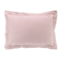 Taie d'oreiller 50 x 70 cm en percale uni 78 fils percaline Rose