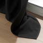 Rideau tamisant 135 x 260 cm isolant thermique Micropolar Noir
