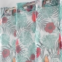 Voilage a oeillets 140 x 240 cm voile sablé Caracas Blanc