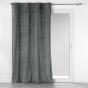 Rideau à oeillets 140 x 260 cm velours côtelé Casual Anthracite