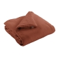 Édredon 180 x 240 cm - Double Gaze de Coton 125 gr/m² - Uni Gaïa Terracotta