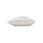 Lot de 2 Coussins Déhoussables 45x45 cm - Polycoton Imprimé Métal Feuilles Dorées