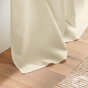 Rideau a oeillets metal 140 x 280 cm polyester uni essentiel Naturel