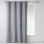 Rideau a oeillets 140 x 260 cm chambray uni newton Gris