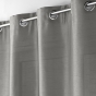 Rideau a oeillets 140 x 240 cm shantung uni shana Perle