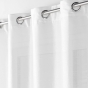 Rideau a oeillets 140 x 240 cm shantung uni shana Blanc