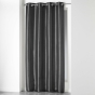 Rideau a oeillets 140 x 240 cm shantung uni shana Anthracite