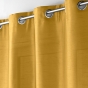 Rideau a oeillets 140 x 240 cm shantung uni shana Moutarde