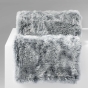 Plaid 180 x 220 cm imitation fourrure antartic Gris