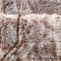 Plaid 180 x 220 cm imitation fourrure antartic Choco